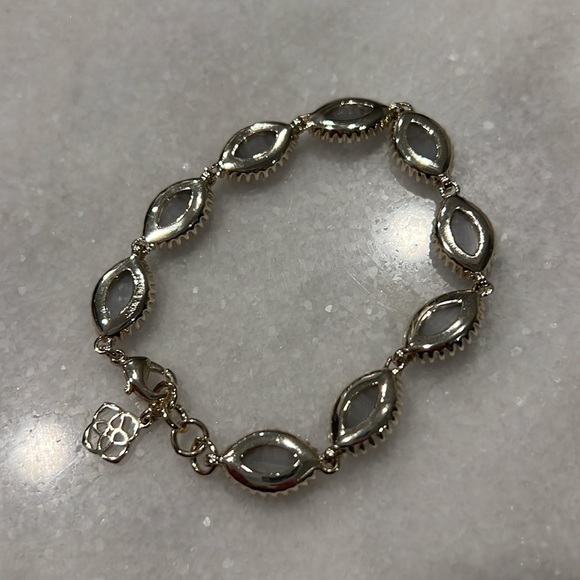 Kendra Scott gold bracelet with gray stones - Picture 3 of 3